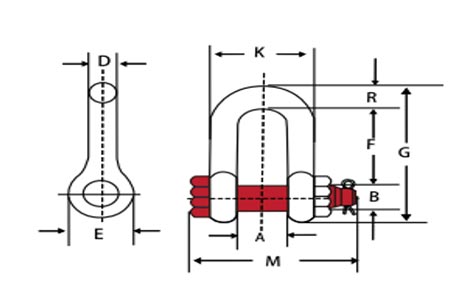 美標(biāo)D型卸扣(G2150)