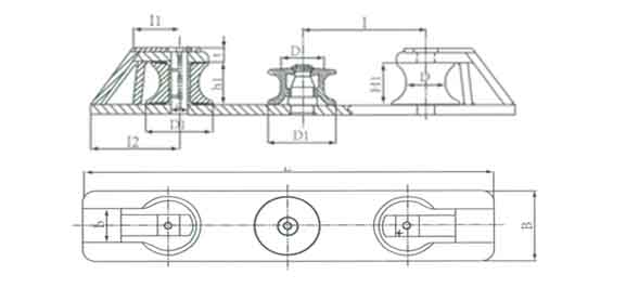 導纜鉗C型參數(shù)圖